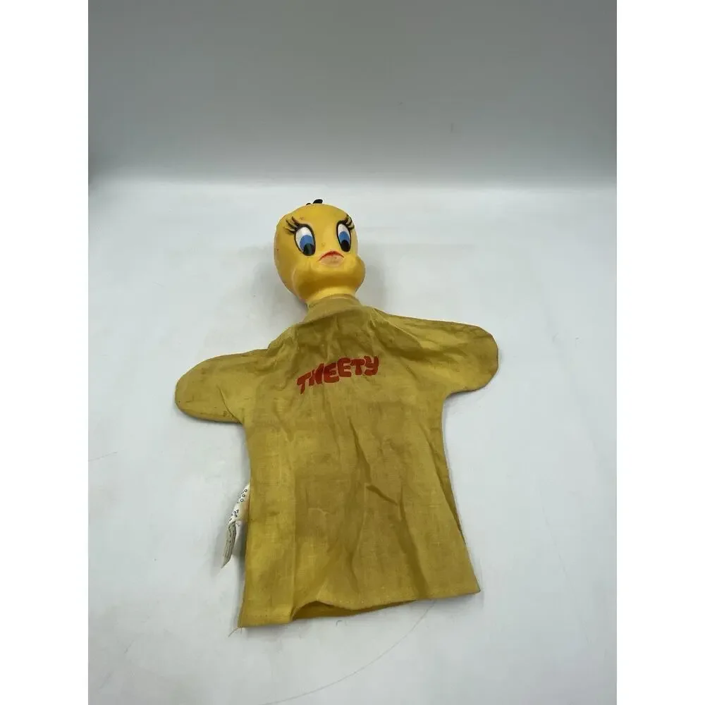 Vintage Tweety Bird Hand Puppet 1970 Gund